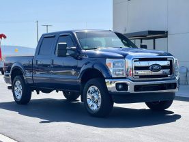 2012 FORD F250 SUPER DUTY CREW CAB PICKUP V8, TURBO DIESEL, 6.7L LARIAT PICKUP 4D 6 3/4 FT - The Auto Lot