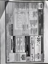 2020 FORD F150 SUPERCREW CAB PICKUP V6, ECOBOOST, TWIN TURBO, 2.7 LITER XL PICKUP 4D 5 1/2 FT