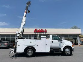 2004 FORD F-650 SUPER DUTY NON CDL MECHANIC CRANE TRUCK 7,500 LBS IMT CRANE MECHANIC CRANE TRUCK 7.2L L6 DIESEL F650 REGULAR CAB - Eddies Auto Sales