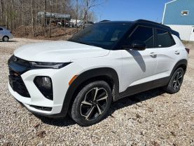 2021 CHEVROLET TRAILBLAZER SUV 3-CYL, ECOTEC, TURBO, 1.3 LITER RS SPORT UTILITY 4D at T&T Repairables - used car dealership in Spencer, Indiana.