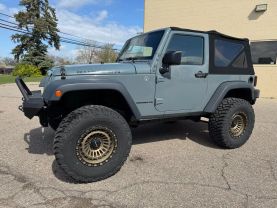 2015 JEEP WRANGLER SUV V6, 3.6 LITER RUBICON SPORT UTILITY 2D
