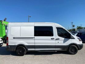 2016 FORD TRANSIT 350 WAGON PASSENGER V6, FLEX FUEL, 3.7 LITER XL W/MEDIUM ROOF W/SLIDING SIDE DOOR VAN 3D