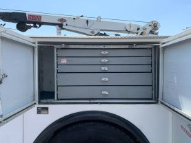 2004 FORD F-650 SUPER DUTY NON CDL MECHANIC CRANE TRUCK 7,500 LBS IMT CRANE MECHANIC CRANE TRUCK 7.2L L6 DIESEL F650 REGULAR CAB - Eddies Auto Sales