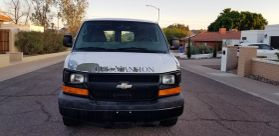 2010 CHEVROLET EXPRESS 2500 CARGO CARGO V8, FLEX FUEL, 4.8 LITER VAN 3D at The One Autosales Inc in Phoenix , AZ 85022  33.60461470880989, -112.03641575767358