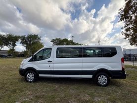 2015 FORD TRANSIT 350 WAGON PASSENGER V6, FLEX FUEL, 3.7 LITER XLT W/LOW ROOF W/60/40 SIDE DOOR VAN 3D