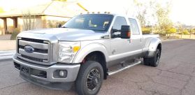 2012 FORD F350 SUPER DUTY CREW CAB PICKUP V8, TURBO DSL, 6.7L LARIAT PICKUP 4D 8 FT at The One Autosales Inc in Phoenix , AZ 85022  33.60461470880989, -112.03641575767358