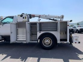 2004 FORD F-650 SUPER DUTY NON CDL MECHANIC CRANE TRUCK 7,500 LBS IMT CRANE MECHANIC CRANE TRUCK 7.2L L6 DIESEL F650 REGULAR CAB - Eddies Auto Sales