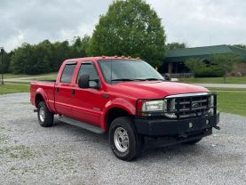 2003 FORD F250 SUPER DUTY CREW CAB PICKUP V8, TURBO DIESEL, 6.0L LARIAT PICKUP 4D 6 3/4 FT