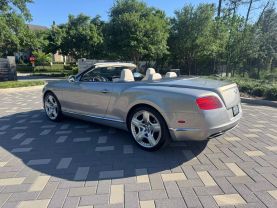2013 BENTLEY CONTINENTAL CONVERTIBLE W12, TWIN TURBO, FF, 6.0L GTC CONVERTIBLE 2D