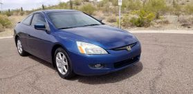 2004 HONDA ACCORD COUPE V6, VTEC, 3.0 LITER EX-L COUPE 2D at The One Autosales Inc in Phoenix , AZ 85022  33.60461470880989, -112.03641575767358