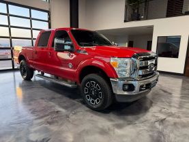 2011 FORD F250 SUPER DUTY CREW CAB PICKUP V8, TURBO DIESEL, 6.7L LARIAT PICKUP 4D 6 3/4 FT