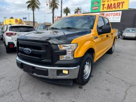 2017 FORD F150 SUPERCREW CAB PICKUP V8, FLEX FUEL, 5.0 LITER XL PICKUP 4D 5 1/2 FT