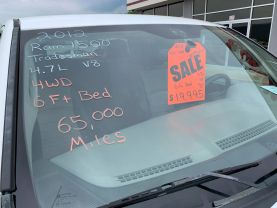 2012 RAM 1500 TRADESMAN QUAD CAB PICKUP TRUCKS V8, FLEX FUEL, 4.7 LITER TRADESMAN PICKUP 4D 6 1/3 FT - Eddies Auto Sales