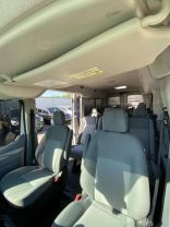 2016 FORD TRANSIT 350 WAGON PASSENGER V6, FLEX FUEL, 3.7 LITER XL W/MEDIUM ROOF W/SLIDING SIDE DOOR VAN 3D
