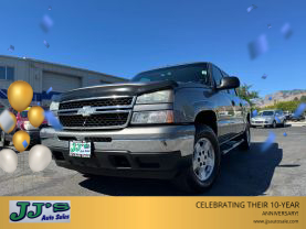2006 CHEVROLET SILVERADO 1500 CREW CAB PICKUP V8, 5.3 LITER LT PICKUP 4D 5 3/4 FT
