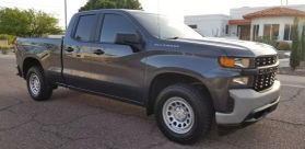 2020 CHEVROLET SILVERADO 1500 DOUBLE CAB PICKUP V6, ECOTEC3, 4.3 LITER WORK TRUCK PICKUP 4D 6 1/2 FT at The One Autosales Inc in Phoenix , AZ 85022  33.60461470880989, -112.03641575767358