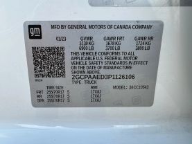 2023 CHEVROLET SILVERADO 1500 CREW CAB PICKUP V8, ECOTEC3, DFM, 5.3 LITER WORK TRUCK PICKUP 4D 5 3/4 FT