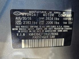 2017 HYUNDAI ELANTRA SEDAN 4-CYL, 2.0 LITER SE VALUE EDITION SEDAN 4D