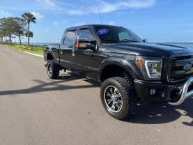 2012 FORD F250 SUPER DUTY CREW CAB PICKUP V8, TURBO DIESEL, 6.7L LARIAT PICKUP 4D 6 3/4 FT