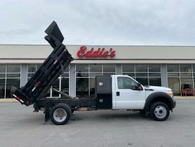 2012 FORD F450 SUPER DUTY REGULAR CAB 9FT DUMP BED TRUCK DUMP TRUCKS V10, 6.8 LITER 141" W.B. 2D - Eddies Auto Sales