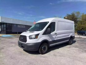 2017 FORD TRANSIT 250 VAN CARGO V6, FLEX FUEL, 3.7 LITER MEDIUM ROOF W/SLIDING SIDE DOOR W/LWB VAN 3D
