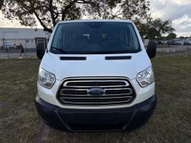 2015 FORD TRANSIT 350 WAGON PASSENGER V6, FLEX FUEL, 3.7 LITER XLT W/LOW ROOF W/60/40 SIDE DOOR VAN 3D