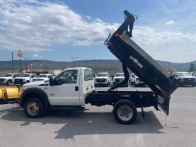 2012 FORD F550 SUPER DUTY REGULAR CAB 9FT DUMP TRUCK WITH MEYER SNOW PLOW DUMP TRUCKS V8, 6.7 LITER 165" W.B. 2D - Eddies Auto Sales