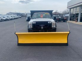 2012 FORD F550 SUPER DUTY REGULAR CAB 9FT DUMP TRUCK WITH MEYER SNOW PLOW DUMP TRUCKS V8, 6.7 LITER 165" W.B. 2D - Eddies Auto Sales