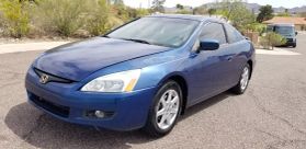 2004 HONDA ACCORD COUPE V6, VTEC, 3.0 LITER EX-L COUPE 2D at The One Autosales Inc in Phoenix , AZ 85022  33.60461470880989, -112.03641575767358