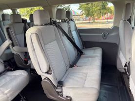 2015 FORD TRANSIT 350 WAGON PASSENGER V6, FLEX FUEL, 3.7 LITER XLT W/LOW ROOF W/60/40 SIDE DOOR VAN 3D