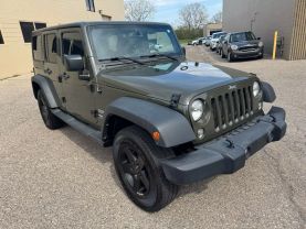 2015 JEEP WRANGLER SUV V6, 3.6 LITER UNLIMITED SPORT SUV 4D