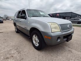 2002 MERCURY MOUNTAINEER SUV V6, FLEX FUEL, 4.0 LITER SPORT UTILITY 4D