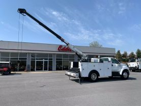 2004 FORD F-650 SUPER DUTY NON CDL MECHANIC CRANE TRUCK 7,500 LBS IMT CRANE MECHANIC CRANE TRUCK 7.2L L6 DIESEL F650 REGULAR CAB - Eddies Auto Sales