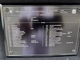 2021 FERRARI ROMA COUPE V8, TWIN TURBO, 3.9 LITER COUPE 2D
