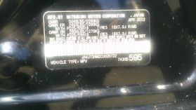 2012 MITSUBISHI OUTLANDER SUV 4-CYL, 2.4 LITER SE SPORT UTILITY 4D