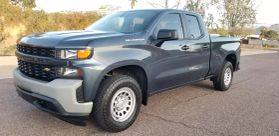 2020 CHEVROLET SILVERADO 1500 DOUBLE CAB PICKUP V6, ECOTEC3, 4.3 LITER WORK TRUCK PICKUP 4D 6 1/2 FT at The One Autosales Inc in Phoenix , AZ 85022  33.60461470880989, -112.03641575767358