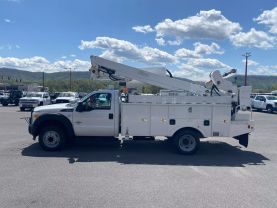 2011 FORD F550 SUPER DUTY 45FT BUCKET TRUCK ALTEC AT40M BUCKET TRUCKS V8, TURBO DIESEL, 6.7 LITER 165" W.B. 2D - Eddies Auto Sales