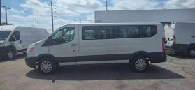 2016 FORD TRANSIT 350 WAGON PASSENGER V6, FLEX FUEL, 3.7 LITER XLT W/LOW ROOF W/60/40 SIDE DOOR VAN 3D