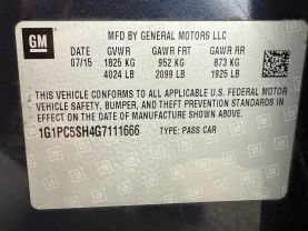 2016 CHEVROLET CRUZE LIMITED