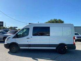 2016 FORD TRANSIT 350 WAGON PASSENGER V6, FLEX FUEL, 3.7 LITER XL W/MEDIUM ROOF W/SLIDING SIDE DOOR VAN 3D