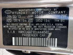 2013 HYUNDAI ACCENT SEDAN 4-CYL, 1.6 LITER GLS SEDAN 4D