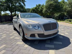 2013 BENTLEY CONTINENTAL CONVERTIBLE W12, TWIN TURBO, FF, 6.0L GTC CONVERTIBLE 2D