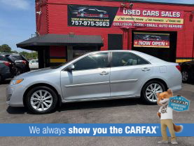 2012 TOYOTA CAMRY SEDAN V6, 3.5 LITER XLE SEDAN 4D