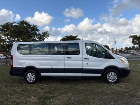 2015 FORD TRANSIT 350 WAGON PASSENGER V6, FLEX FUEL, 3.7 LITER XLT W/LOW ROOF W/60/40 SIDE DOOR VAN 3D