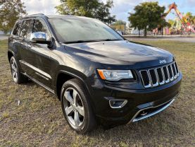 2015 JEEP GRAND CHEROKEE SUV V6, FLEX FUEL, 3.6 LITER OVERLAND SPORT UTILITY 4D