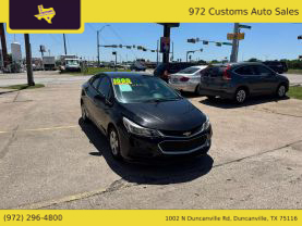 2016 CHEVROLET CRUZE SEDAN 4-CYL, TURBO, 1.4 LITER LS SEDAN 4D