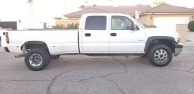2002 CHEVROLET SILVERADO 3500 CREW CAB PICKUP V8, TURBO DIESEL, 6.6L LONG BED at The One Autosales Inc in Phoenix , AZ 85022  33.60461470880989, -112.03641575767358