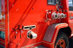 1991 TOYOTA LAND CRUISER TRUCK 3F FIRE TRUCK