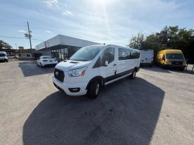 2021 FORD TRANSIT 350 PASSENGER VAN PASSENGER V6, FLEX FUEL, 3.5 LITER XLT W/LOW ROOF VAN 3D