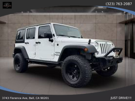 2017 JEEP WRANGLER UNLIMITED SUV V6, 3.6 LITER SPORT SUV 4D